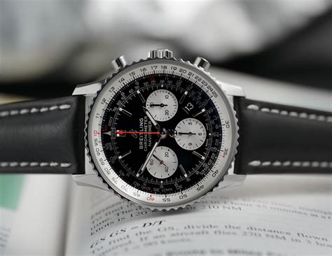 breitling navitimer mens chronograph wrist watch|New Breitling Navitimer B01 Hands.